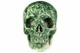 Realistic, Polished Hamine Jasper Skull #151004-1
